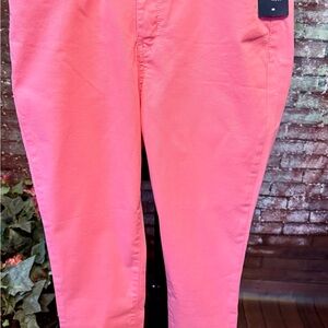 crown & ivy Coral Skinny Pants